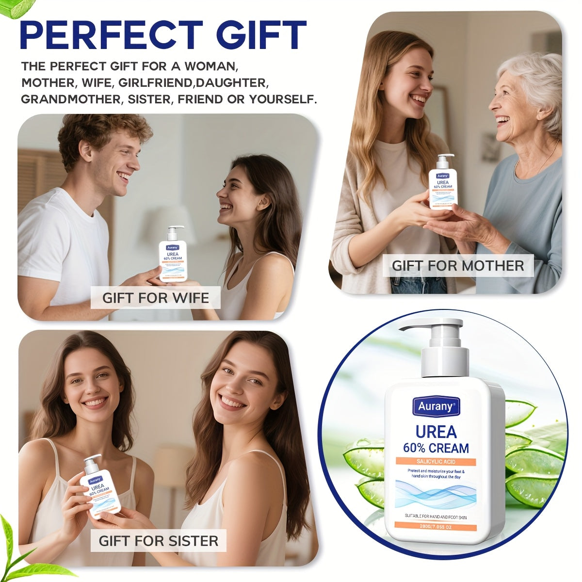 60% Urea Hand & Foot Cream with Salicylic Acid – 200g