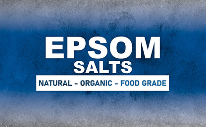 Unscented Epsom Bath Salts - Natural Magnesium Sulphate | Infused Bath & Foot Soak | Relaxing Mineral Salts