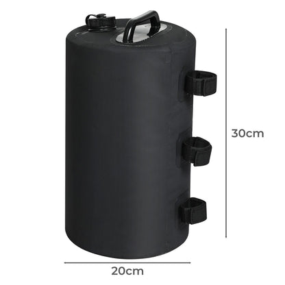 4 Pack Gazebo Water Weights Bags, 10L Durable Windproof and Portable Weights for Outdoor Tents, Canopies, Shelters, Easy to Fill Sand or Water Weights for Stability, Heavy Duty Weight Bags for Gazebos, Camping, Patios, Event Shelters, Weather Resistant An