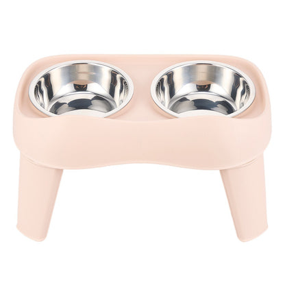Raised Dog Feeding Station with 2 Stainless Steel Bowls – Adjustable Height Elevated Dog Bowl Stand, Non-Slip Base, Ideal for Large Dogs & Joint Support