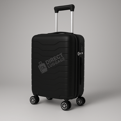 Direct Luggage Underseat Cabin Case 40 x 25 x 20 cm RyanAir Approved Size with Combination Lock and Detachable 360° Wheels T-HC-US-1627