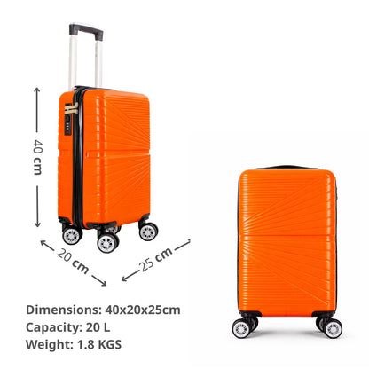 1611 RYANAIR UNDERSEAT CABIN TROLLEY CASE 40 X 25 X 20 CM DETACHABLE WHEELS
