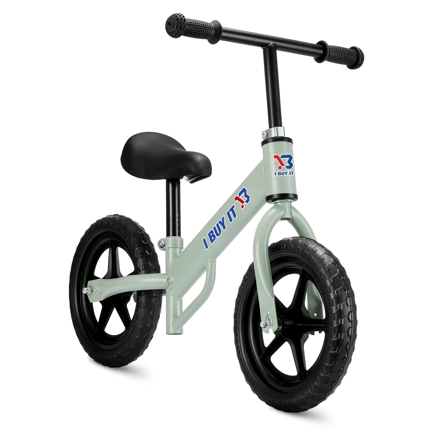 30.48cm Balance Bike for Kids, Kids Training No Pedal Bicycle with Adjustable Handlebar Seat, Lightweight Toddler Balance Bike