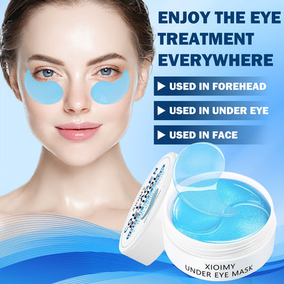 60pcs Collagen And Retinol Hydrogel Eye Mask, Powerfully Moisturize, Deeply Hydrate, Firm And Tender Eye Skin, Make Eye Skin Lines Disappear, Eye Skin Care, Eye Mask, Eye Facial Mask