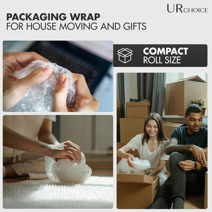 Bubble Roll 1000 mm x 75 m – Bubble Packaging Roll, Thick Polythene Roll for Moving, Packing & Shipping, Strong Cushioning for Fragile Items, Home, Office & Warehouse Use