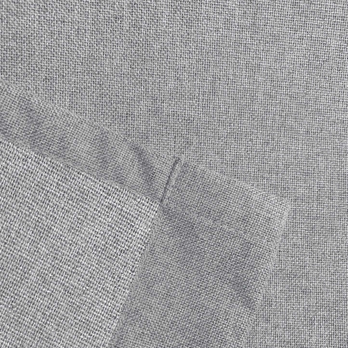 2pcs Linen Textured Blackout Curtains – Linen-Look Coated Thick Fabric Grommet Top Drapes for Bedroom & Living Room, Noise Reducing Energy Saving Window Panels for Home Decor 135GSM