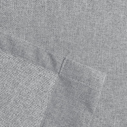2pcs Linen Textured Blackout Curtains – Linen-Look Coated Thick Fabric Grommet Top Drapes for Bedroom & Living Room, Noise Reducing Energy Saving Window Panels for Home Decor 135GSM