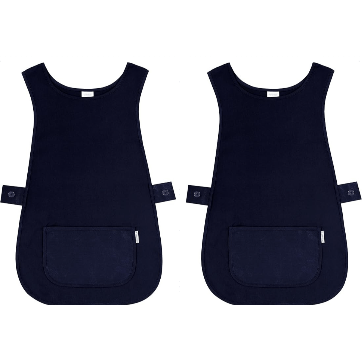 Pack of 2 Self Tabard Apron | Aprons for Men, Women, and Ladies | Professional Cooking Aprons with 2 Pockets | Adjustable Kitchen Apron for Baking, BBQ, Grilling, Gardening, Crafting, Cleaning, Painting, Barista, Restaurant Work | Cute & Stylish Gift Apro