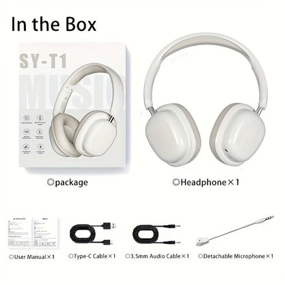 Foldable Over-Ear Headphones with Detachable Microphone - dimensions detail 10