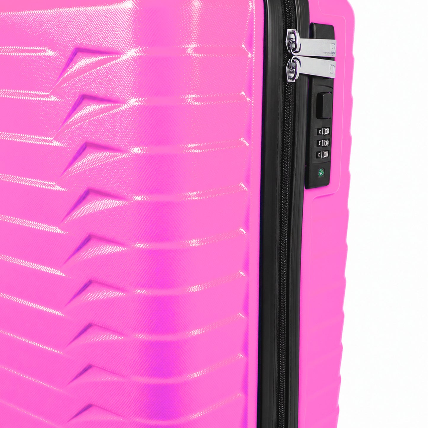 Direct Luggage Underseat Cabin Case 40 x 25 x 20 cm RyanAir Approved Size with Combination Lock and Detachable 360° Wheels T-HC-US-1627