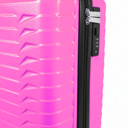 Direct Luggage Underseat Cabin Case 40 x 25 x 20 cm RyanAir Approved Size with Combination Lock and Detachable 360° Wheels T-HC-US-1627
