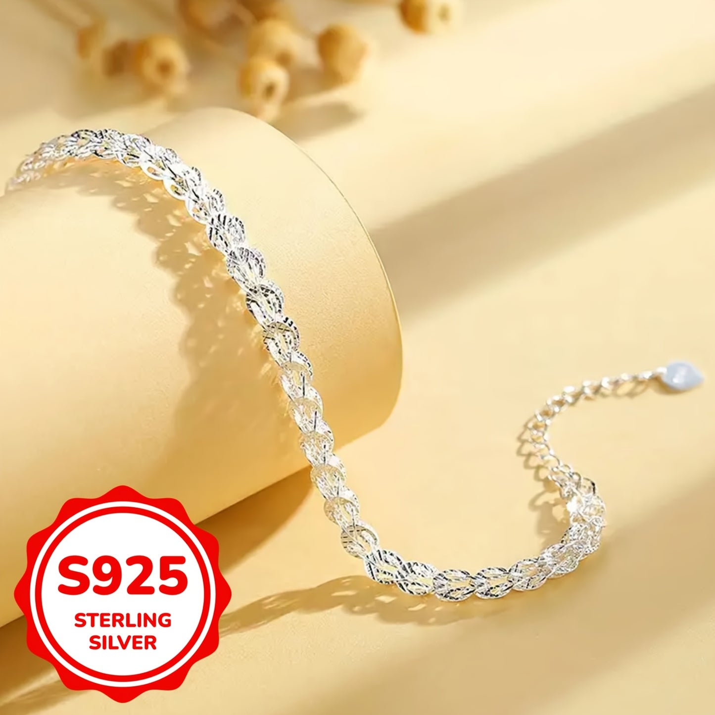 925 Sterling Silver Bracelet Phoenix Tail Simple Minimalist Female Jewelry Silver Color Bracelet
