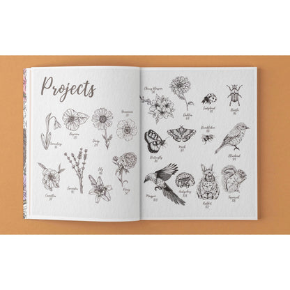 The Kew Book of Drawing Flora And Fauna ¦ 20 Stunning Step-By-Step Tutorials - Draw Plants And Animals with Joy-Louise Robinson