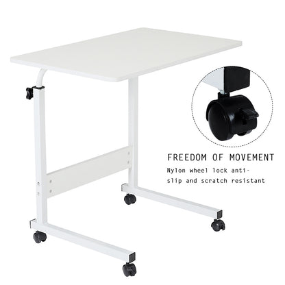 1PC Adjustable Computer Desk, Portable Desk for Bed & Sofa Use, 60x40cm Study Table with Height Adjustment 72-94cm, Sturdy Space-Saving Design, Home Office & Dorm Essential, Home Office Upgrade & Student Gift