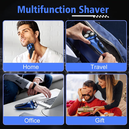 Electric Razor for Men, Electric Shaver for Men Face, Rechargeable Shaver with Pop Up Trimmer