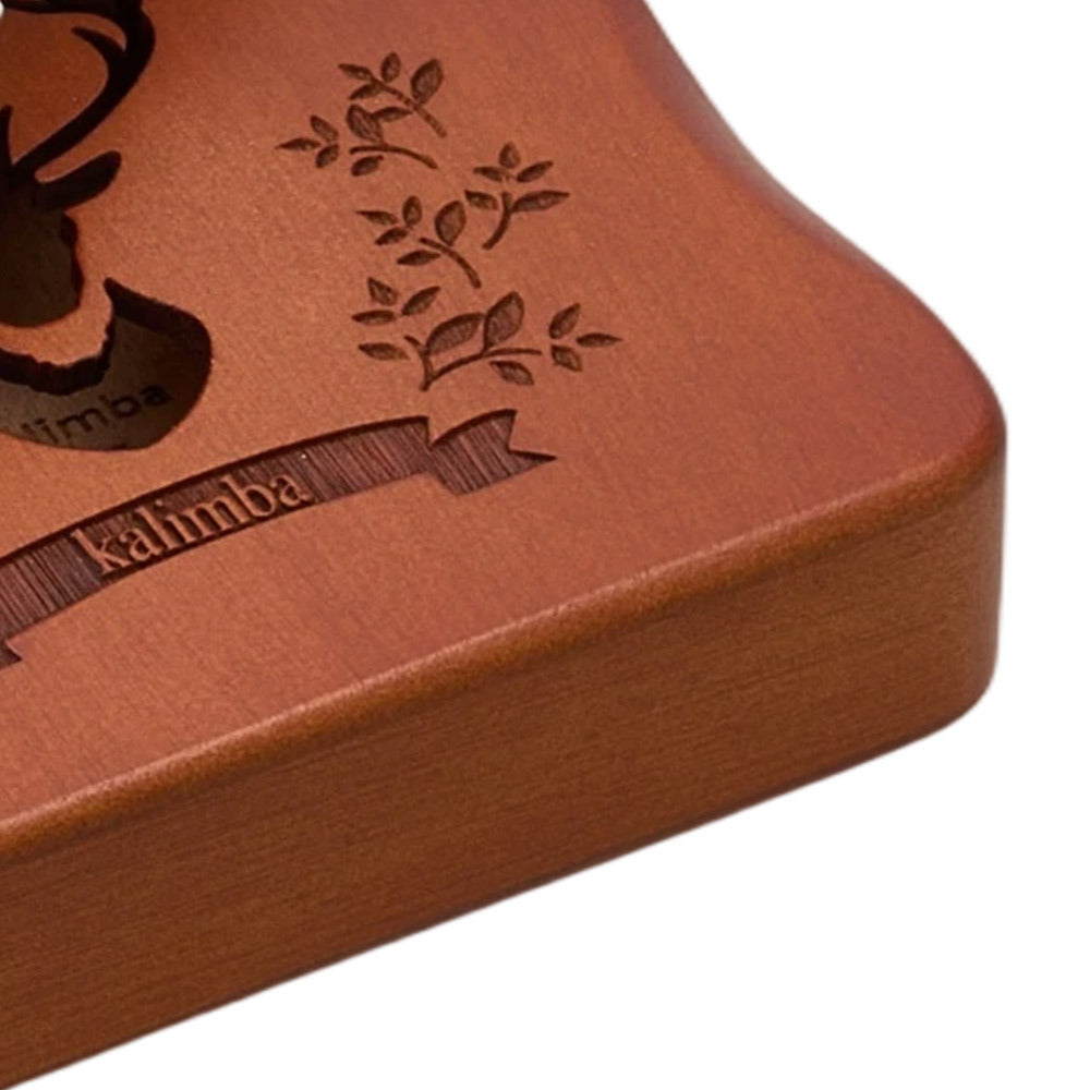21-Key Thumb Piano Kalimba - Wooden Thumb Piano with Tuning Hammer & Accessories, Portable Acoustic Instrument - Perfect Beginner Gift for Stress Relief & Learning, Fun Instrument for Parties And Gatherings