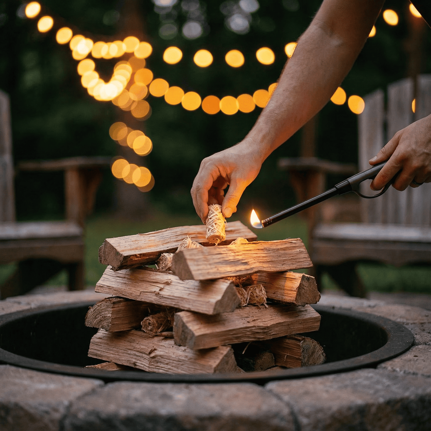 400pk Wood Wool Firelighters for Log Burners, BBQ & Camping Quick Light Natural Fire Starters, Clean Burning