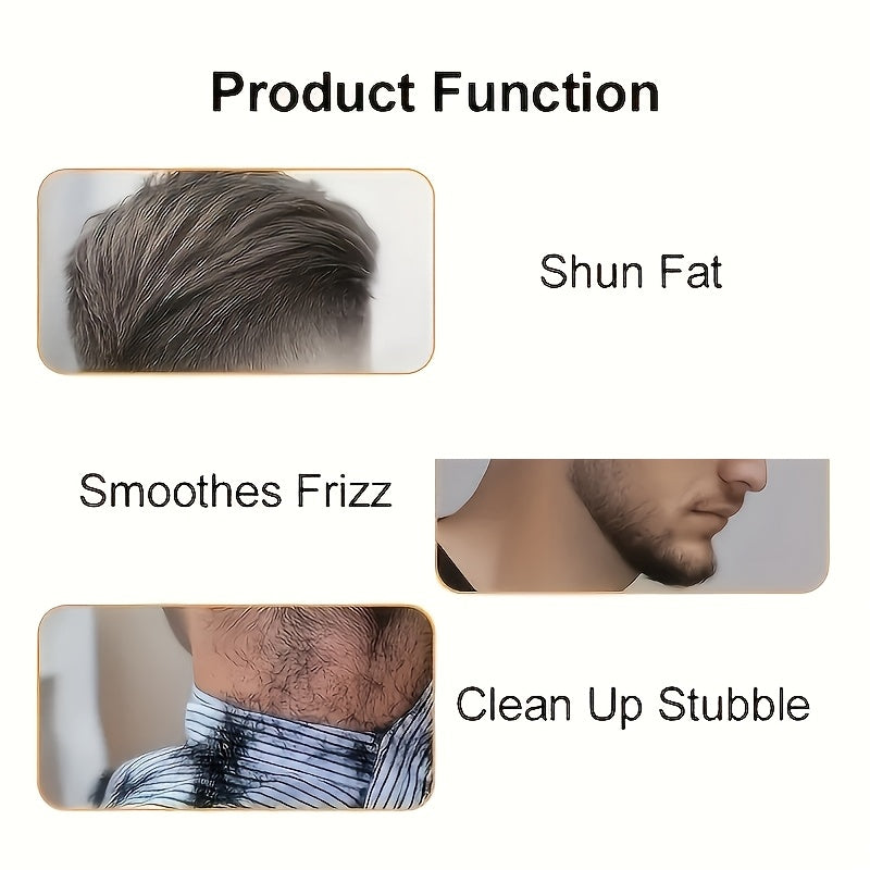 YAIAWISU Men' Electric Cordless Hair Clippers & Beard Trimmer with LCD Screen, USB Rechargeable Cordless T-Blade Shaver Suitable for Shaving, Tummy Trimming, Guide Comb System, USB- Grooming for and Travel