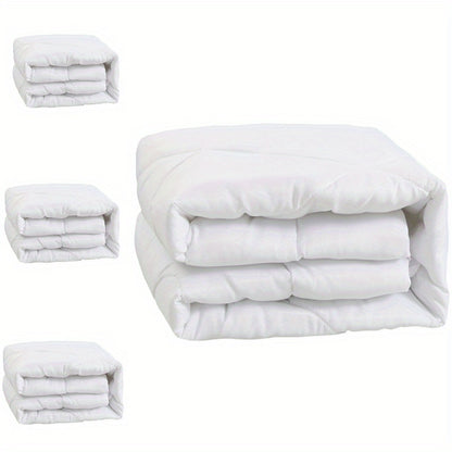 Tog 15 Bedding Grid Quilted Duvet- Ultra-Sof, Warm And Fluffy (White, All Size, Single 135x200cm/ Double 200x200cm/ King 230x220cm/ Supe King 260x220cm)