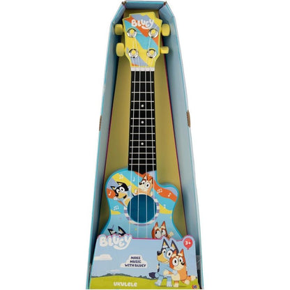 Bluey My First Guitar Kids Beginner Acoustic Ukulele with 4 Nylon Strings