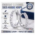 huggie hoop earrings - main product view 1