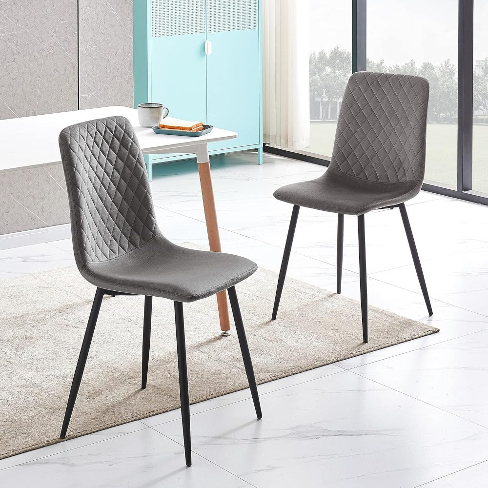 velvet dining chairs set - product view 17