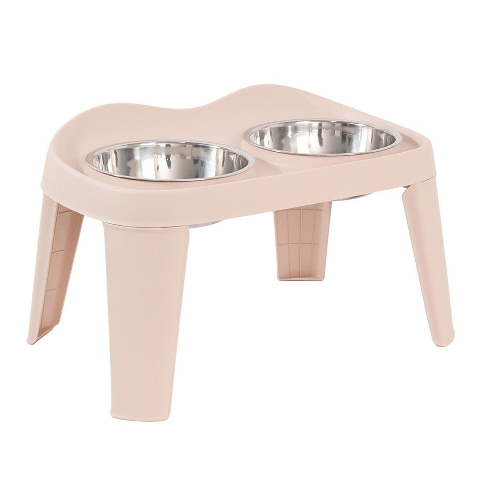 Raised Dog Feeding Station with 2 Stainless Steel Bowls – Adjustable Height Elevated Dog Bowl Stand, Non-Slip Base, Ideal for Large Dogs & Joint Support