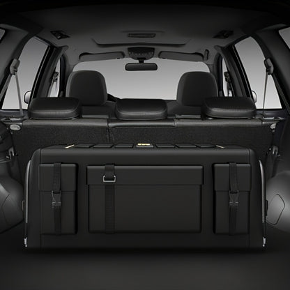 70L Multifunctional Foldable Car Storage Box, Modular & Sturdy Universal Trunk Organizer, Heavy Duty Camping Travel Storage Solution for SUV/Truck/Van