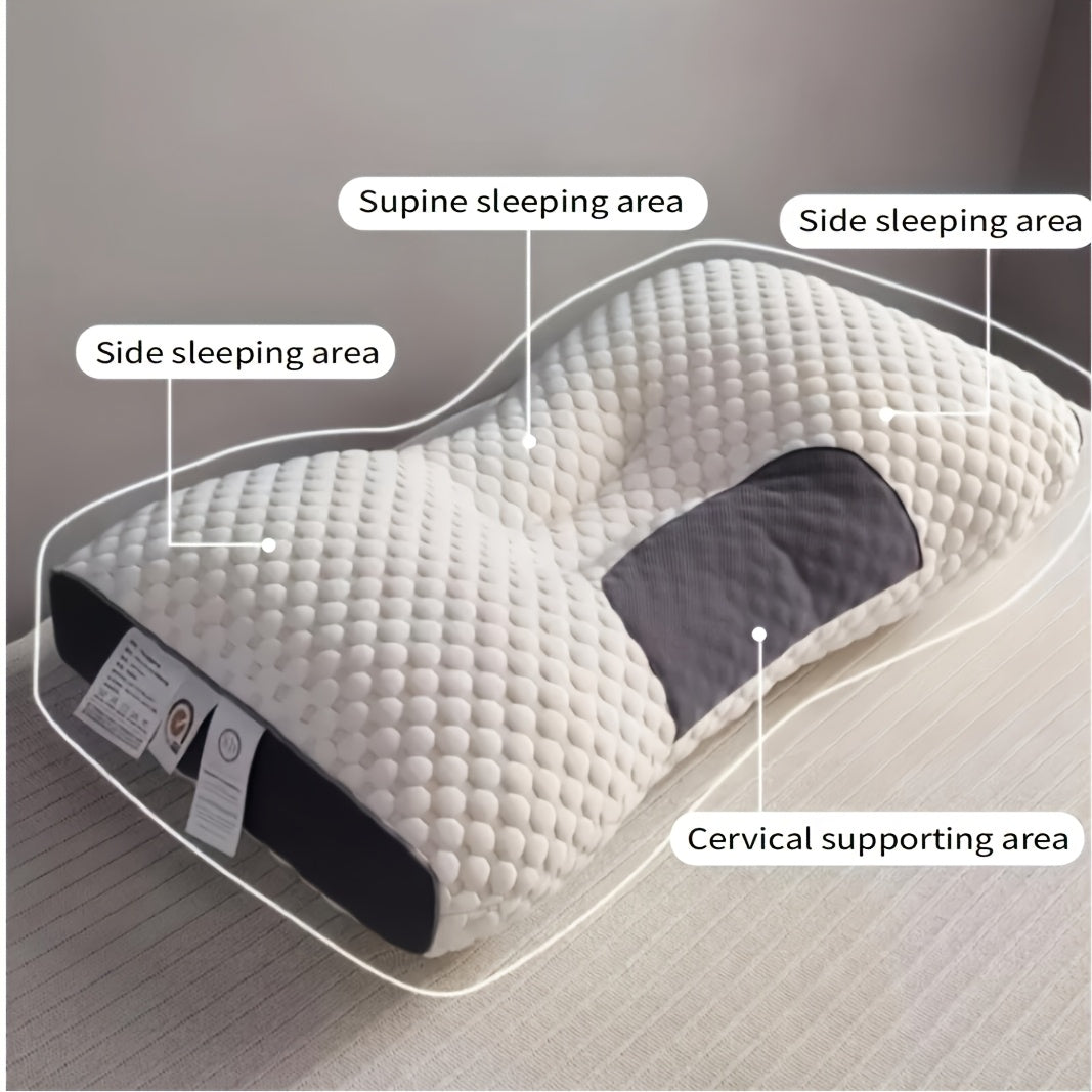 2 PCS Soft Neck Pillows Ergonomic, Detachable High-quality Pillow Core For Comfortable Sleep, Promotes Deep Sleep, Neck Pillow Suitable For Sleeping, Travel, Office Use