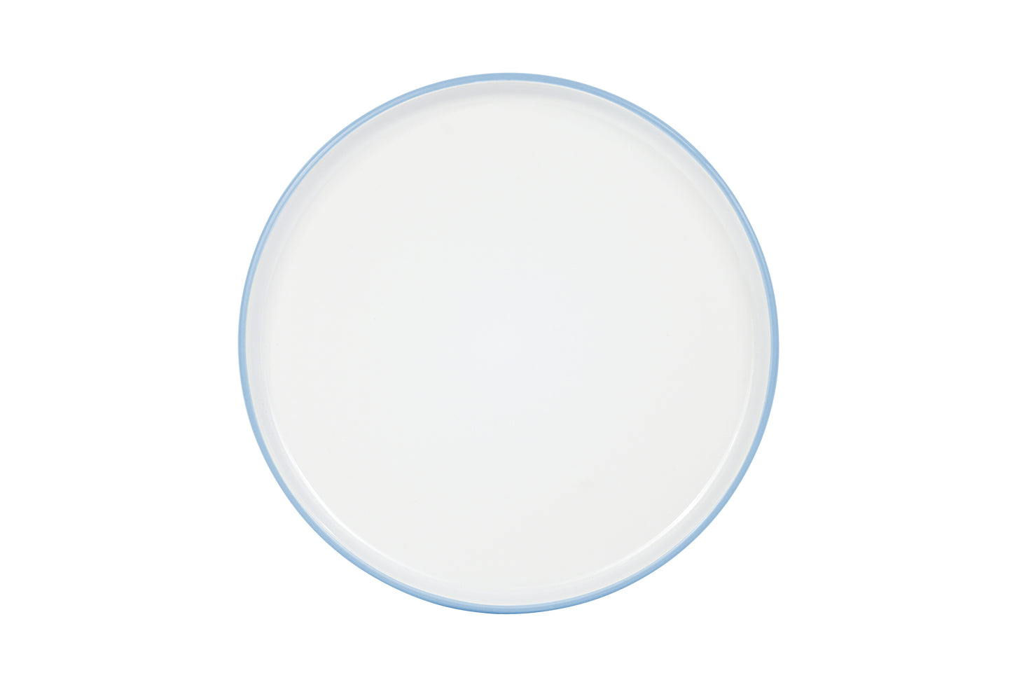 *** NEW *** Waterside 16pcs Pastel 2tone Blue Stoneware Dinner Set; 4 Dinner Plates, side Plates, Deep Bowls and Mugs