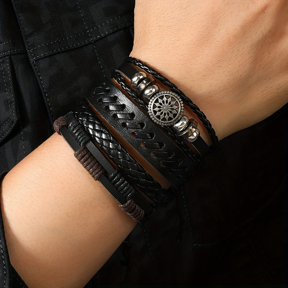 Men's Vintage Layered Jewellery Set - 18 Pieces