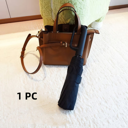 Automatic Open/Close Windproof Umbrella with 8-Rib Sturdy Frame & Automatic Deployment/Retraction System - Portable Folding Umbrella Suitable for Men & Women, Travel, Commuting, Outdoor - Windproof Design