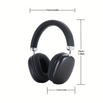 Wireless Headphones 180° Surround Sound Bass Enhancement Built-in Microphone, Surging Bass, USB-C Charging Port, FM, SD/TF, Telescopic Rotating Flat Design, Auxtf Mode Supports 40 Hours Of Gaming And Sports, Wireless Gaming Headphones, Wireless Sports Hea