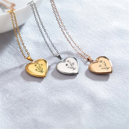 Custom Photo Heart-shaped Pendant Necklace with Personalized Image Jewelry, a Thoughtful Gift for Mothers, Wives, and Girlfriends, Suitable for Special Occasions and as a Christmas Present