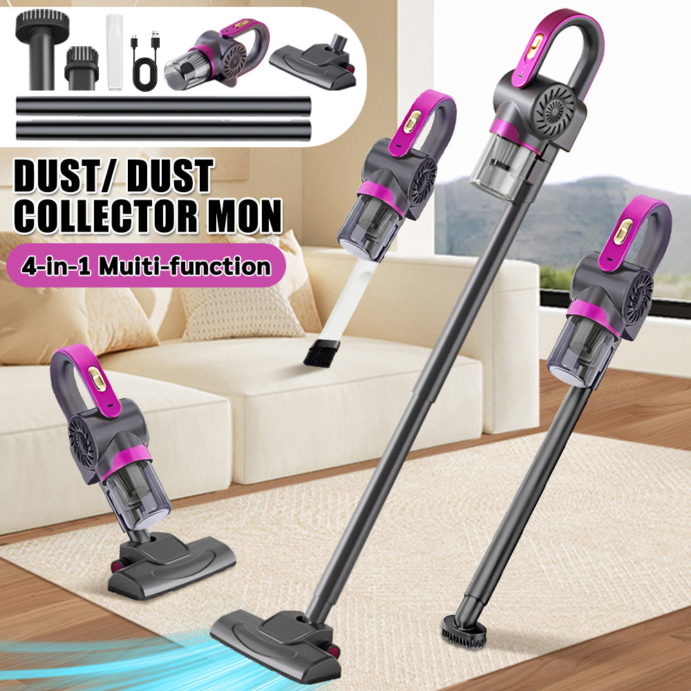 Upgraded 4-In-1 Cordless Handheld Stick Vacuum Cleaner, Super Lightweight Handheld Vacuum - 150W, 8500 Pa Strong Suction, High-Speed Motor, Large Dust Cup, Vacuuming & Mopping & Sweeping, Suitable for Home, Carpet, Office