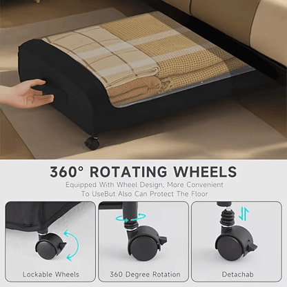 Under-Bed Storage Boxes with Clear Windows - lifestyle view 5