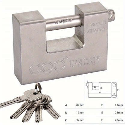 10 Key Heavy Duty Padlock Warehouse Container Security Lock Padlock Warehouse Garage Shutters Outdoor Door Chain Padlock