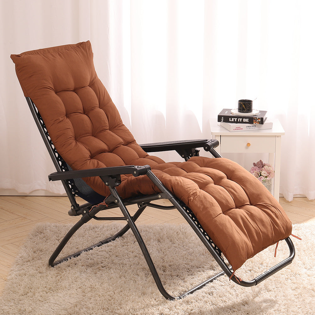 Garden Bench Cushion Chair Cushion, Sun Lounger Cushion Pads 160*50*8cm Thick Garden Recliner Chair Replacement Anti-Slip Cushion Sunbed Cushion 2 3 Seater Seat Pad for Porch Swing Patio Lawn Various Colour Options
