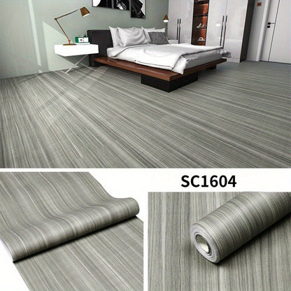 Quality Back Sticky Wall Stickers 61cm x 10M, Self-Adhesive Waterproof Vinyl Flooring Roll, Easy DIY Light Wood Plank Design, Wear-Resistant, Peel and Stick Floor & Wall Paper for Quick Home Renovation, Ideal for Living Room, Kitchen, Bathroom