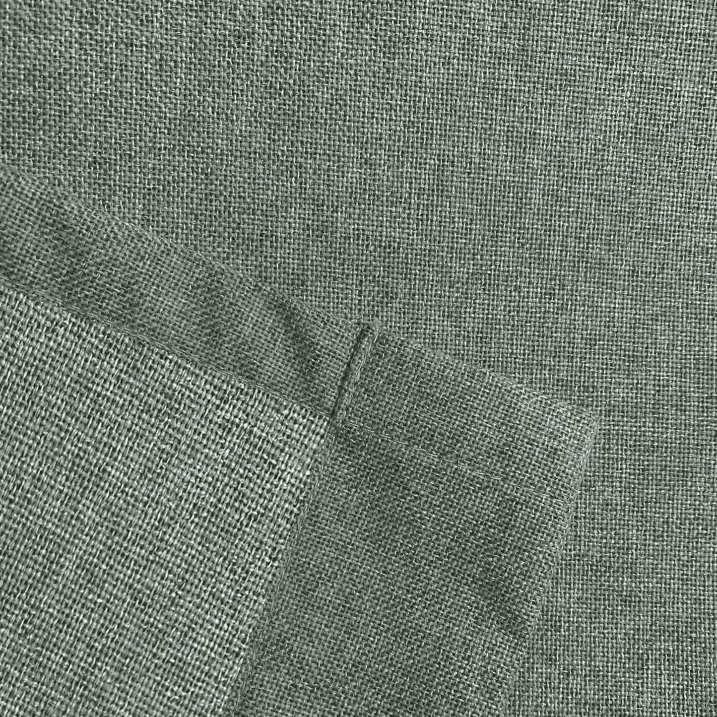 2pcs Linen Textured Blackout Curtains – Linen-Look Coated Thick Fabric Grommet Top Drapes for Bedroom & Living Room, Noise Reducing Energy Saving Window Panels for Home Decor 135GSM
