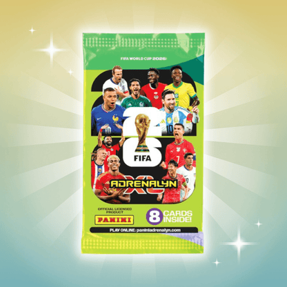 5-Pack FIFA World Cup 2026 Adrenalyn XL Booster | 8 Cards Each | Panini Collectible Cards