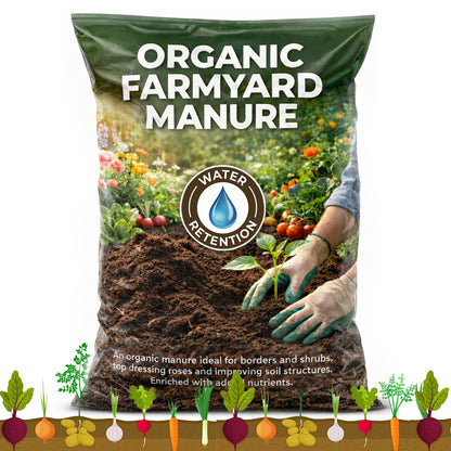 40L Essential Nutrients Farmyard Manure Ideal For Borders & Shrubs