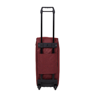 Foldable Wheeled Travel Duffel Bag, Large Capacity Rolling Handheld Luggage for Family Vacations, Outdoor, and Short Trips, Easy - To - Carry Tote with Durable Build