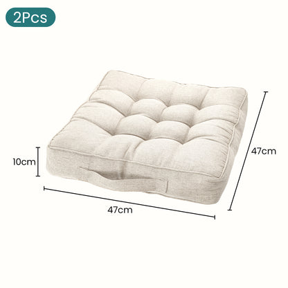 Chair Cushions Tufted Garden Kitchen Chair Cushion with Handle Strap Comfortable Chair Pads for Dining Room Kitchen