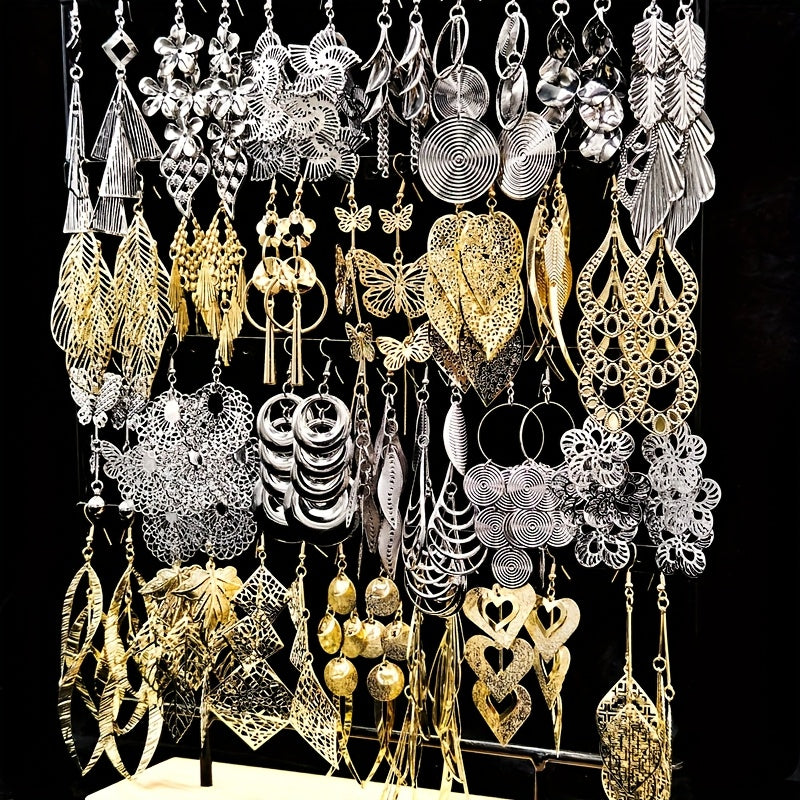 Statement Drop Earring Set - Six or Twelve Pairs