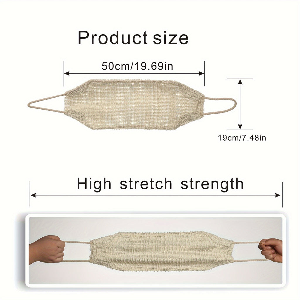 Dual-Sided Back Scrubber with Handles – One or Two Pack