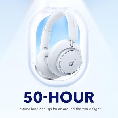 soundcore by Anker Space Q45 Adaptive Noise Cancelling Headphones, Reduce Noise By Up to 98%, Ultra Long 50H Playtime, App Control, Hi-Res Sound with Details, Bluetooth 5.3, Ideal for Traveling