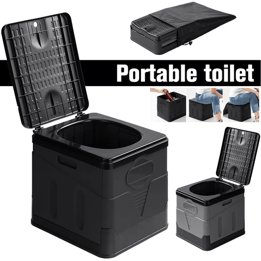 20L Portable Folding Toilet for Camping, Hiking, Fishing, And Home Use