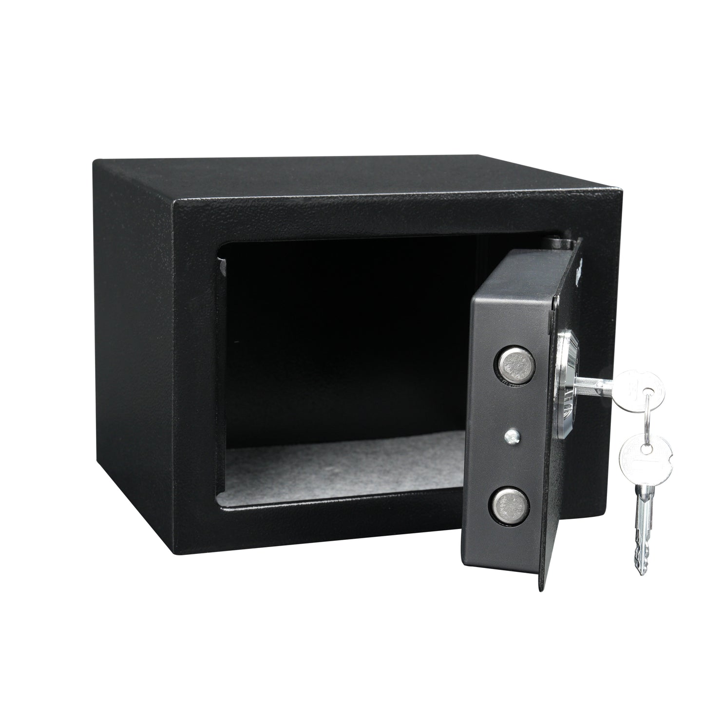 SOLID STEEL SAFE SECURITY HOME OFFICE MONEY CASH SAFETY BOX WITH KEY