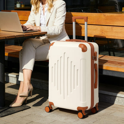 Hard Shell Luggage Set 3 4 5 Piece ABS Suitcase Set with 360° Spinner Wheels Expandable Lightweight Hardside 12 16 20 24 28 Inch 7 Colour Combinations UK